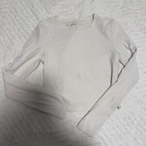 White Long Sleeve Women's Top
